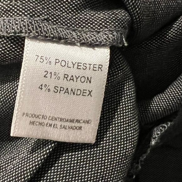 Sabrina Women’s Y2K Dress Pants Charcoal Straight Leg in Size Small Rayon Blend - Picture 10 of 11